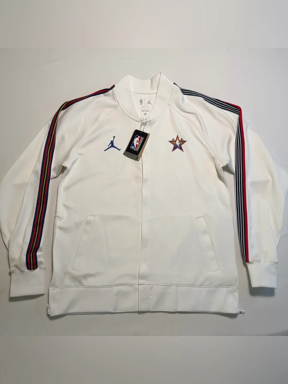 Jordan Nike NBA 25 All Star Team Issue Pre Game Jacket Showtime Men MED Full Zip
